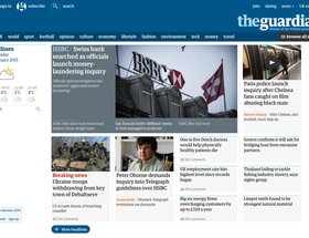 The Guardian Responsive Website