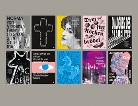 Staatstheater Mainz Premiere Posters