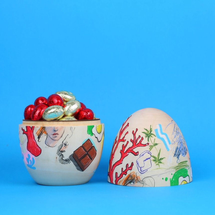 100 Eggs 100 Artists