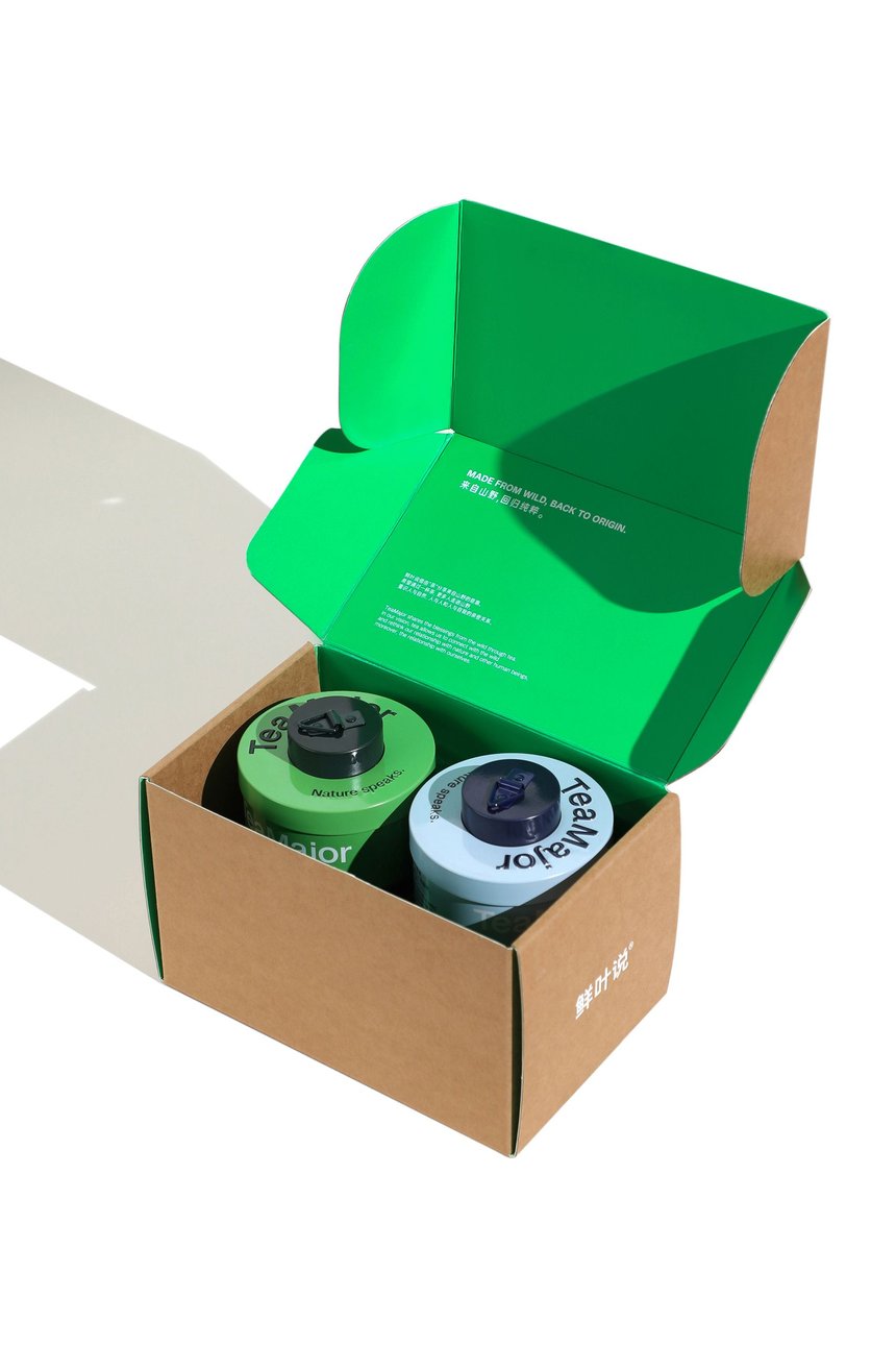 TeaMajor Original Leaf Tea Visual Identity and Packaging