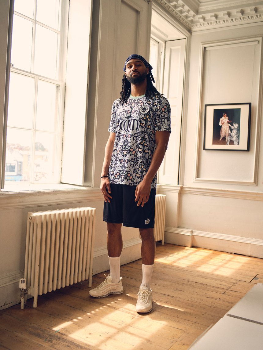 William Morris Gallery x Walthamstow FC - William Morris Inspired Football Kit by Admiral