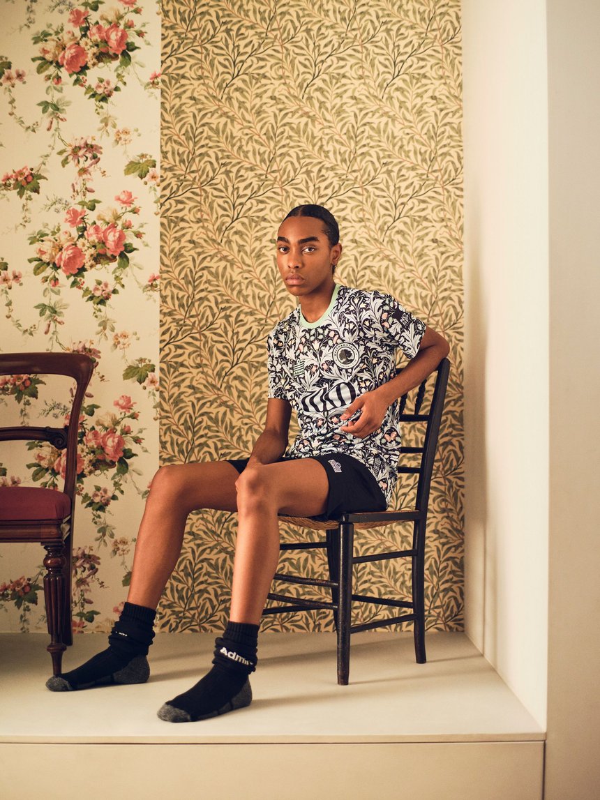 William Morris Gallery x Walthamstow FC - William Morris Inspired Football Kit by Admiral