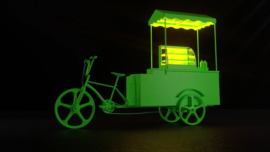 The Self-Sufficient Food Cart