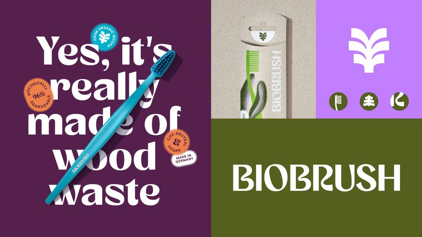 An Eco-Modern Packaging for the Biodegradable Toothbrush