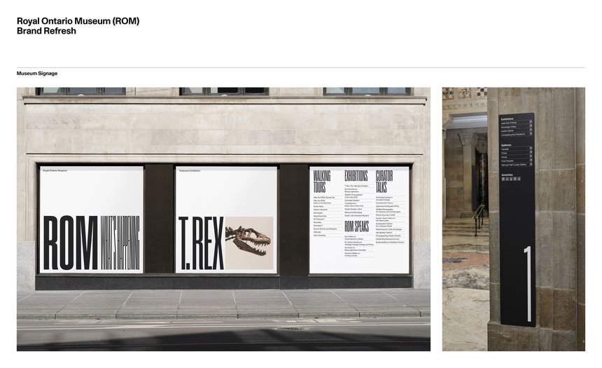 Rebrand for ROM, Canada's Largest Museum