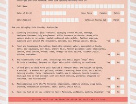 One Male Fragrance / Yappy Dog / Declaration Form